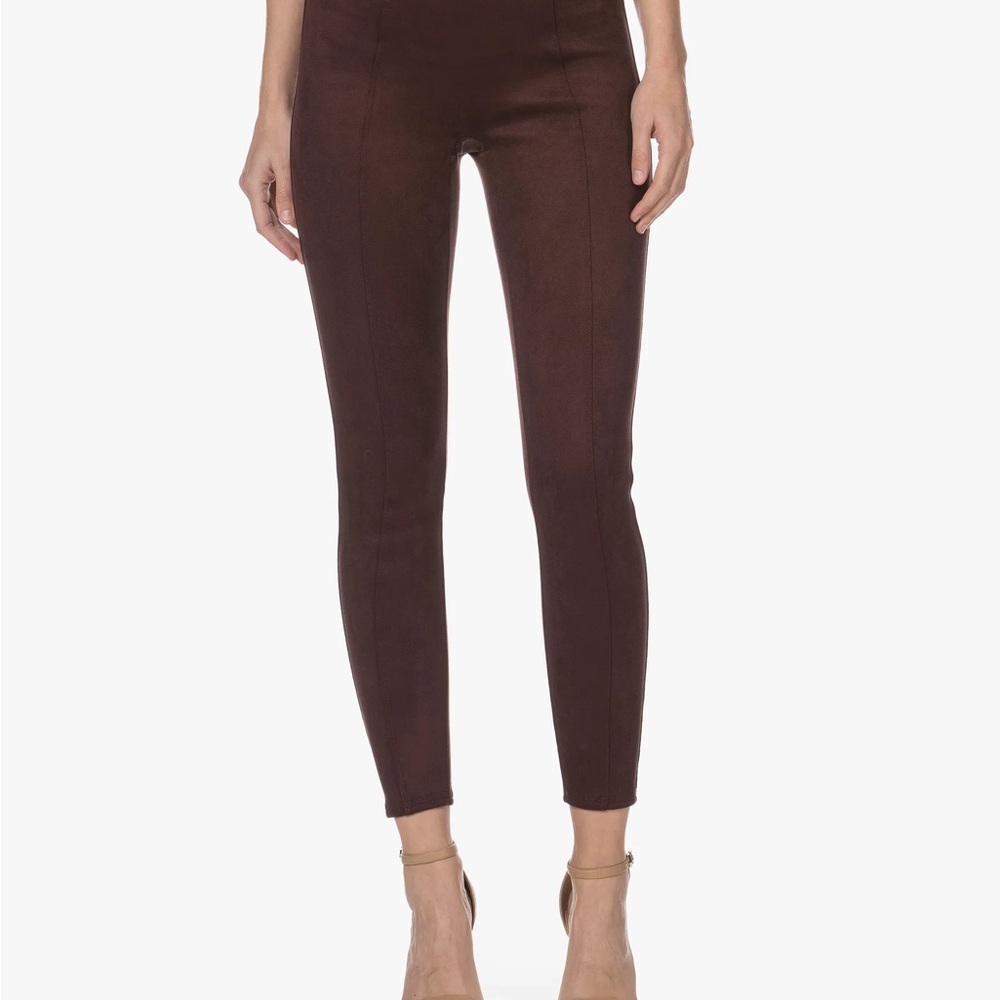 Faux suede leggings